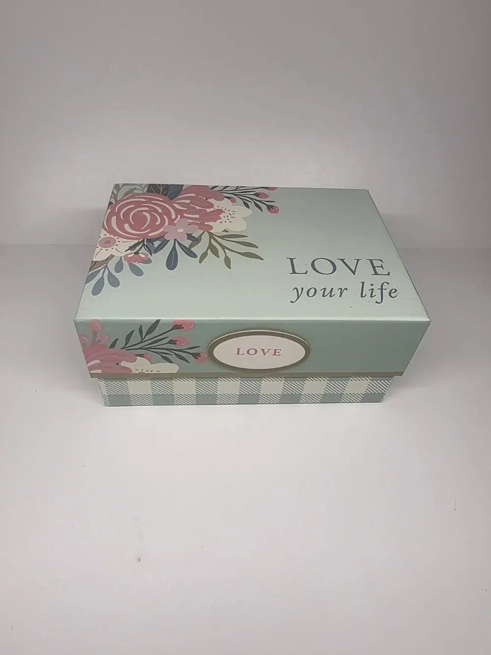 Gift Box with Flip Top Lid for Presents, Or Luxury Gifts Love Your Life